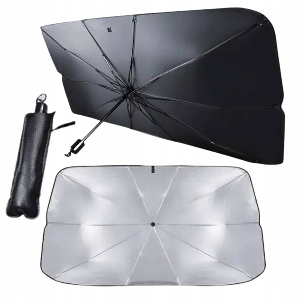 PARASOL OSŁONA PRZECIWSŁONECZNA NA PRZEDNIĄ SZYBĘ OCHRONA UV LATO 126X75 CM
