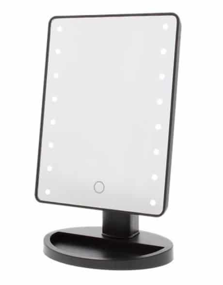 Podświetlane LUSTRO kosmetyczne LUSTERKO Do Makijażu LED NA BATERIE - obrazek 3