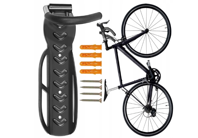 UCHWYT ŚCIENNY WIESZAK NA ROWER NA ŚCIANĘ HAK ROWEROWY GARAŻOWY NA KOŁO