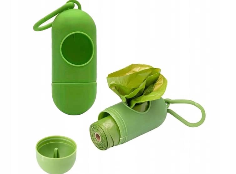 WORECZKI WORKI BIODEGRADOWALNE NA PSIE ODCHODY 360 szt + ZIELONE ETUI - obrazek 7