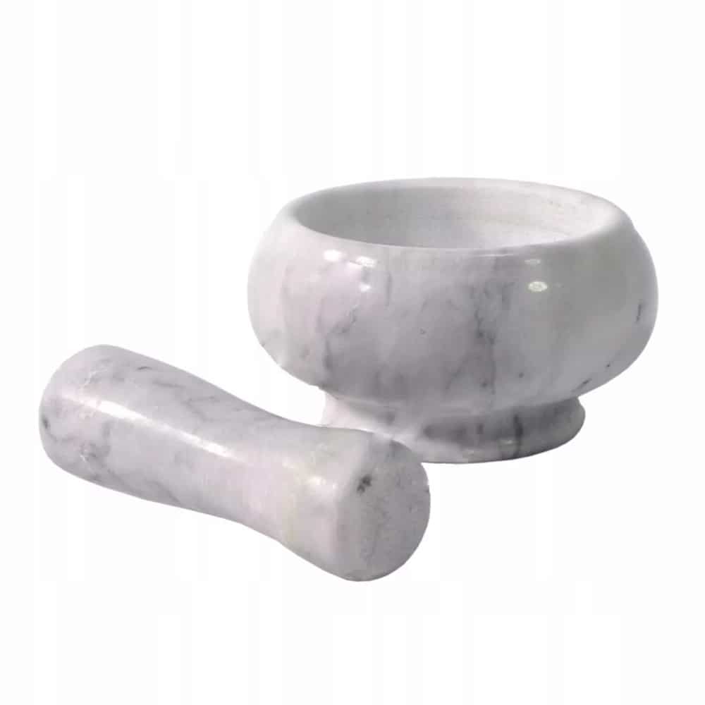 MOŹDZIERZ GRANITOWY kuchenny KAMIENNY Wytrzymały solidny Tłuczek - obrazek 5