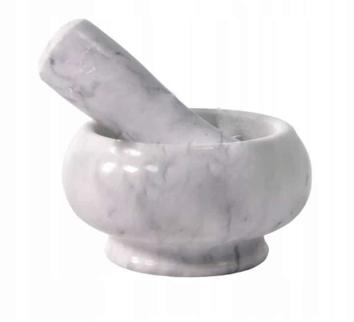 MOŹDZIERZ GRANITOWY kuchenny KAMIENNY Wytrzymały solidny Tłuczek - obrazek 9