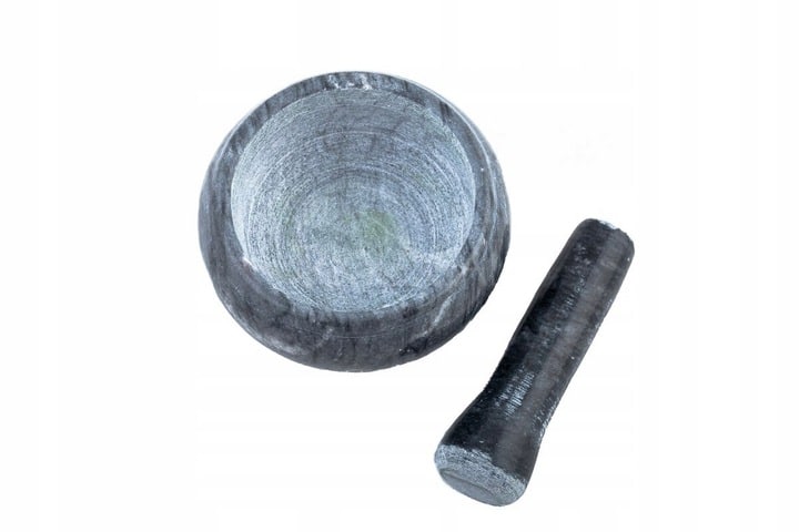 MOŹDZIERZ GRANITOWY kuchenny KAMIENNY Wytrzymały solidny Tłuczek - obrazek 10