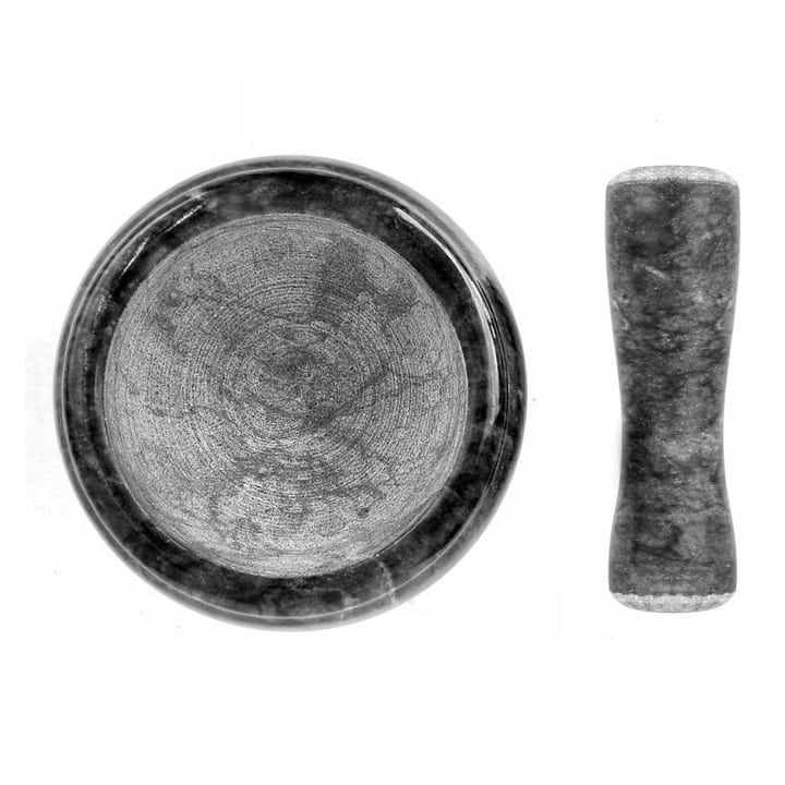 MOŹDZIERZ GRANITOWY kuchenny KAMIENNY Wytrzymały solidny Tłuczek - obrazek 6