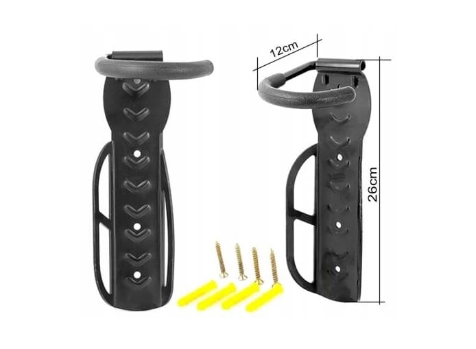 UCHWYT ŚCIENNY WIESZAK NA ROWER NA ŚCIANĘ HAK ROWEROWY GARAŻOWY NA KOŁO - obrazek 8