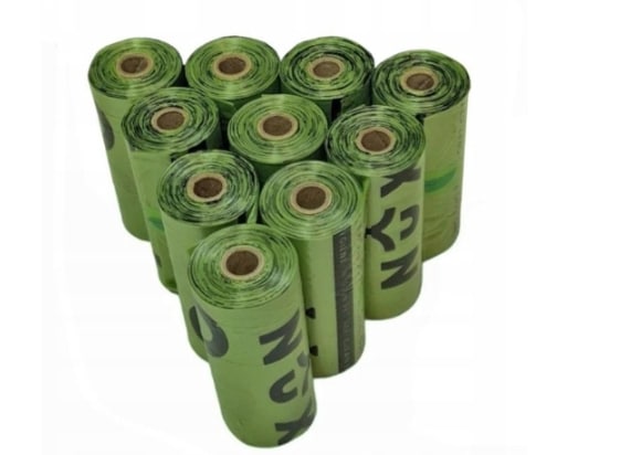 WORECZKI WORKI BIODEGRADOWALNE NA PSIE ODCHODY 360 szt + ZIELONE ETUI - obrazek 5