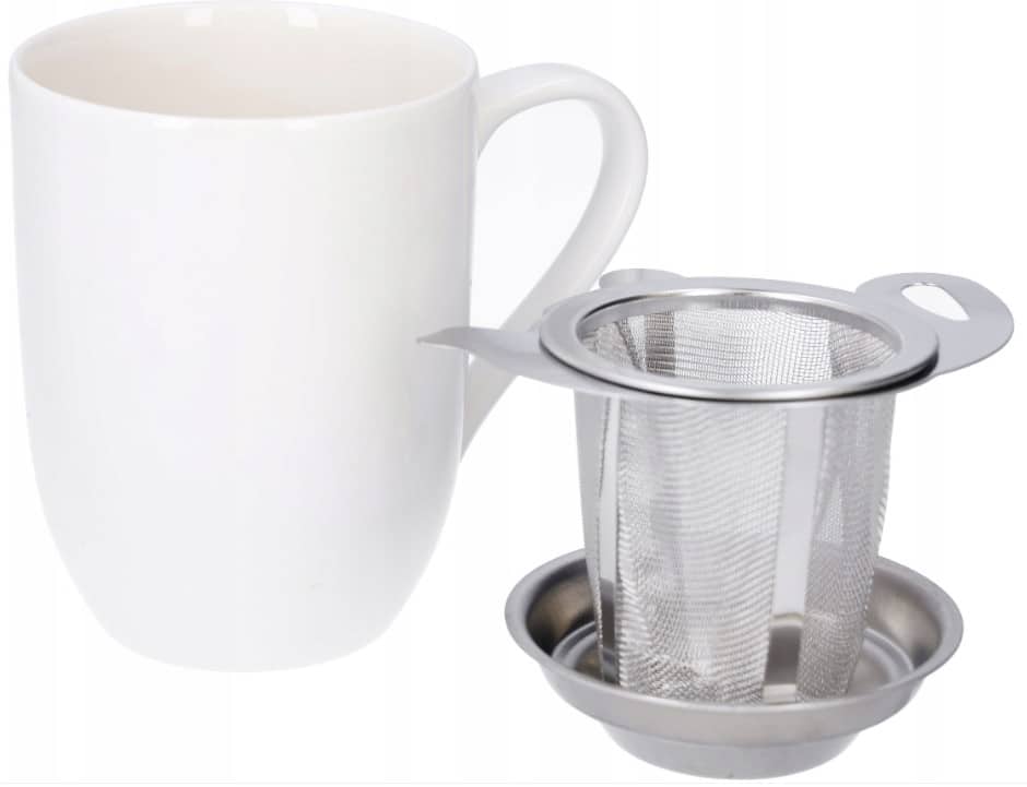 Zaparzacz do herbaty ziół kawy sitko stalowe - obrazek 10