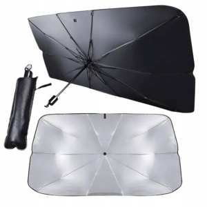 PARASOL OSŁONA PRZECIWSŁONECZNA NA PRZEDNIĄ SZYBĘ OCHRONA UV LATO 126X75 CM