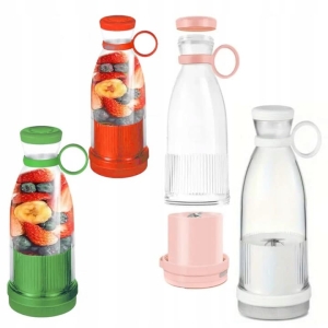 BLENDER MIKSER PRZENOŚNY TURYSTYCZNY BEZPRZEWODOWY USB SOKOWIRÓWKA 420 ML