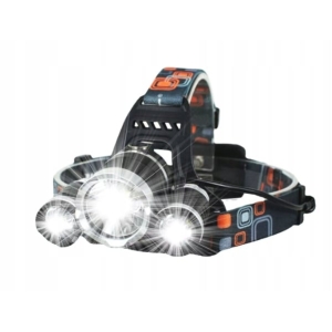 LATARKA CZOŁOWA 3XLED CZOŁÓWKA NA CZOŁO MOCNA 1000 LUMEN 300M ZASIĘG
