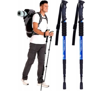 KIJE TREKKINGOWE SKŁADANE TELESKOPOWE REGULOWANE KIJKI NORDIC WALKING 2 szt