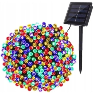 LAMPKI SOLARNE WODOODPORNE OGRODOWE 5 METRÓW LED