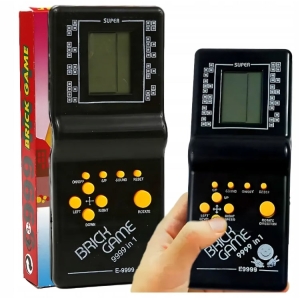 ELEKTRONICZNA GRA TETRIS WĘŻYK KONSOLA KIESZONKOWA WYŚCIGI WĘŻYK RETRO
