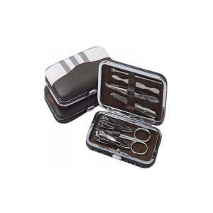 ZESTAW DO MANICURE PEDICURE PRZYBORNIK DO PAZNOKCI 8w1 PREZENT