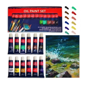 ZESTAW FARB OLEJNYCH PROFESJONALNYCH ZESTAW FARBY OLEJNE 12x12ml