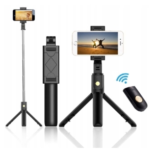 TRIPOD STATYW NA TELEFON KIJEK DO SELFIE TRÓJNÓG